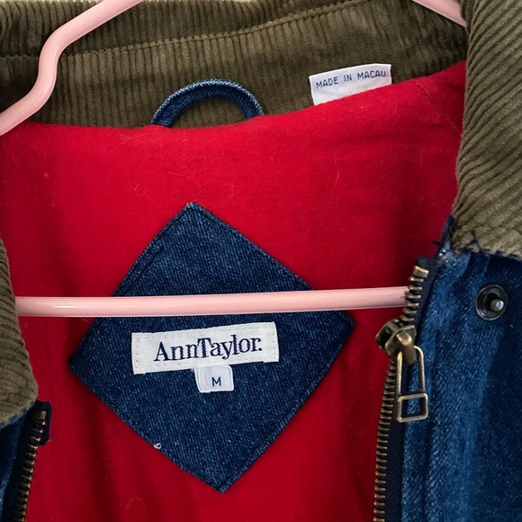 VINTAGE ann taylor denim jacket - Picture 3 of 6